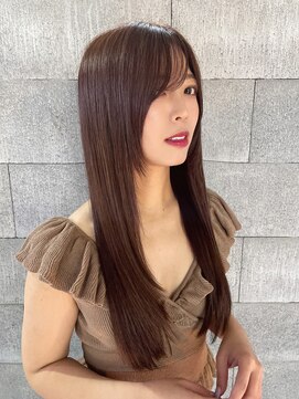 ティーヘア(t.hair) 梅雨対策/髪質改善美髪縮毛矯正/似合わせカット絹髪ストレート