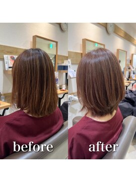 ミラバイケンジ 藤沢(Mira by KENJE) 白髪ぼかし セミディ シアーカラー 【藤沢 藤沢駅】