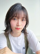 フィーリーカラー 大阪梅田店(feery color)&nbsp;オリーブベージュショートミニボブグレージュブリーチレイヤー