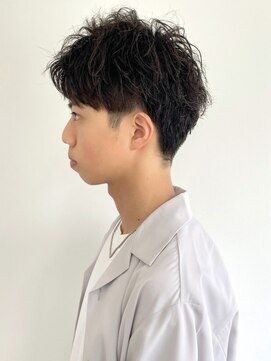 ラギッド 大野城店(RUGGED) ツイストスパイラルパーマ　刈り上げマッシュ　サイドパート