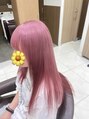 アッシュ 新小岩店(Ash) ブリーチ2・3回で出来るピンクカラー♪
