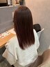 カット＋ナチュラルストレート＋艶トリートメント￥16,500～