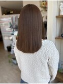 ナチュラルレイヤーストレート