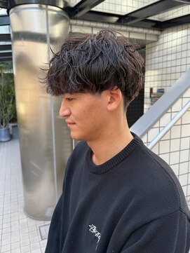 エイゾー(EIZO) メンズパーマ/スパイラルパーマ/マッシュパーマ/波巻きパーマ