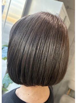 白髪ぼかしグレージュカラー