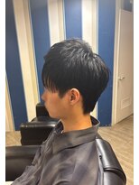 ヤスムラ(YASUMURA)&nbsp;簡単スタイリングのメンズミディアム【西宮北口/理容室】