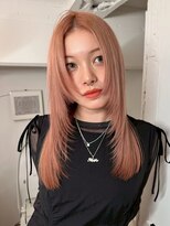 シェノン 表参道(CHAINON)&nbsp;表参道/着物ヘア/ダークアッシュ/ミディアムレイヤーカット/渋谷