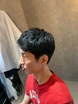 トニコ(toniko)&nbsp;マッシュ×アイロンパーマ×刈り上げ×ビジネススタイル