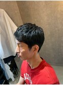 マッシュ×アイロンパーマ×刈り上げ×ビジネススタイル