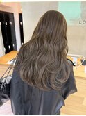 透明感髪質改善ベージュダブルカラーミルクティーグレージュ