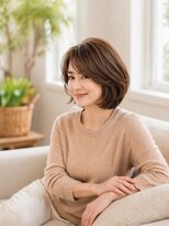 クロム(CHROM) 40代50代60代ショート/白髪ぼかし/ハイライト/髪質改善/入間