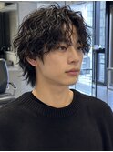 波巻きパーマアップバングツイストスパイラルパーマ鹿児島30代