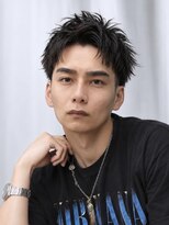 ノイセルヘアー(Noisyle Men's hair) リバースセンターパート/ニュアンスパーマ/ダウンバング/MEN'S