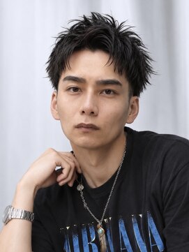 ノイセルヘアー(Noisyle Men's hair) リバースセンターパート/ニュアンスパーマ/ダウンバング/MEN'S