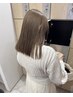 カット+透明感カラー+3stepトリートメント