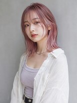 トリニティ(trinity)&nbsp;ブリーチ ダブルカラー 外ハネボブ ピンク テラコッタ 豊見城