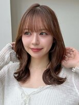 バイオレット ヨコハマ(Violet Yokohama) くびれミディアムレイヤーカットナチュラルブラウンTK