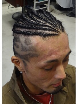 ルームヘアープレイグラウンド(RooM Hair Playground) コーンロー。バリアート。