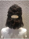 【新宿 Olive’s by neolive】ねじりハーフアップ