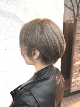 グルグル 本八幡店(GULGUL) ピンクベージュ 【GP】透け感が魅力的なハンサムショート 本八幡