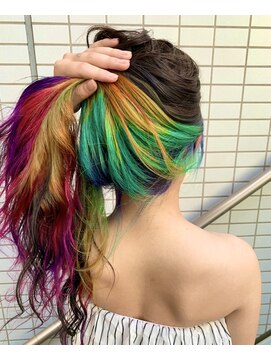 アンダーバーホワイト 京橋店(_WHITE) インナーカラーレインボー、_White京橋