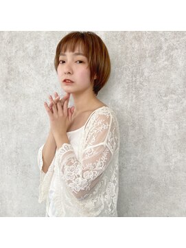 アグランテトラ 野田阪神店(a Gland tetra) 30代40代♪大人かわいい小顔ショートボブ☆シースルー前髪