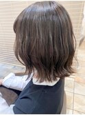 ボブ×ナチュラルハイライト