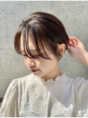 前髪長めのハンサムショート♪♪
