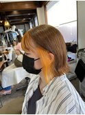 インナーカラー×オレンジ