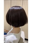 くせ毛矯正ショートボブ/20代/30代/40代/髪質改善ストレート