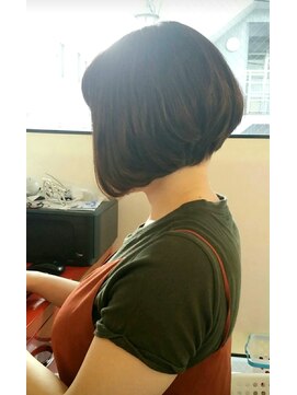 せき美容室 グラボブ毛先ソフトカール