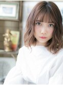 ■大人ハイライト抜け感くせ毛風ボブパーマ13★大宮10代20代30代