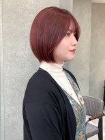 ロンド 表参道店(Lond)&nbsp;◇Lond表参道 ブリーチなしダブルカラーピンク ショートボブ