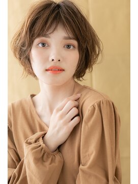 カバーヘア 上尾西口店(COVER HAIR) フレンチカジュアルハイライトボブパーマ311Y上尾10代20代30代