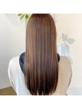 ヘアサロン ピース(hair salon PIECE) 美髪ストレート 髪質改善 トリートメント グレージュ 艶髪