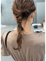 ノード(NODO)&nbsp;編み込みポニーテール