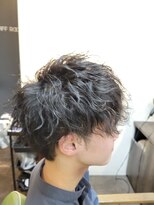 メンズ レオ 南森町店(men's LEO) ミックススパイラルパーマ×ツーブロック×刈り上げなし