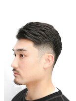 カーウォッシュバーバー(CARWASH BARBER)&nbsp;コーム通すだけアイロンパーマウルフ爽やかアッシュブラック