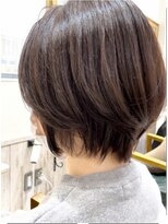 ヘアーズ ロッソ(hair's ROSSO)&nbsp;酸性縮毛矯正(GMT)×ショートボブ　[30代40代50代６０代]