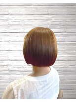 美容室 ホワイトボックス 本店&nbsp;ボブ裾カラー