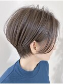 ハンサムショート&マットグレージュ
