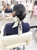 結婚式ヘア　カチモリヘア