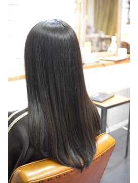 ポタム 東中野(potamu) 暗髪グレージュカラー