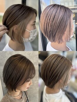 ラルナ(La luna)の写真/小顔見せショートヘアが得意なサロン◇髪質や骨格、ライフスタイルから似合わせショートをご提案！