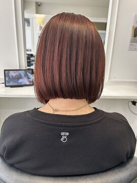 ビビグランジュテ(BiBi) 暖色カラーボブ