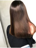髪質改善＊ロングレイヤーグレーベージュ＊美髪【Zina船橋】