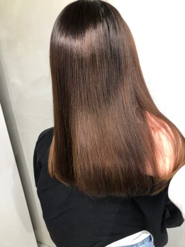 ジーナ 船橋(Zina) 髪質改善＊ロングレイヤーグレーベージュ＊美髪【Zina船橋】