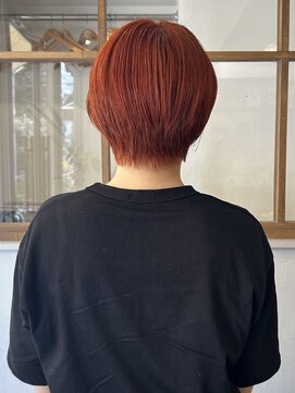 モク 神戸元町店(MOK) 【ブリーチカラー】ジューシーオレンジ☆