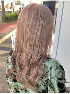 プログレス フレスポ富沢店(PROGRESS) 『milk tea beige』デザインカラー×ブリーチカラー