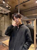 メンズココ メンズパーマ 韓国ヘア 日本橋店(MENS COCO)&nbsp;ナチュラルシースルーセンターパート